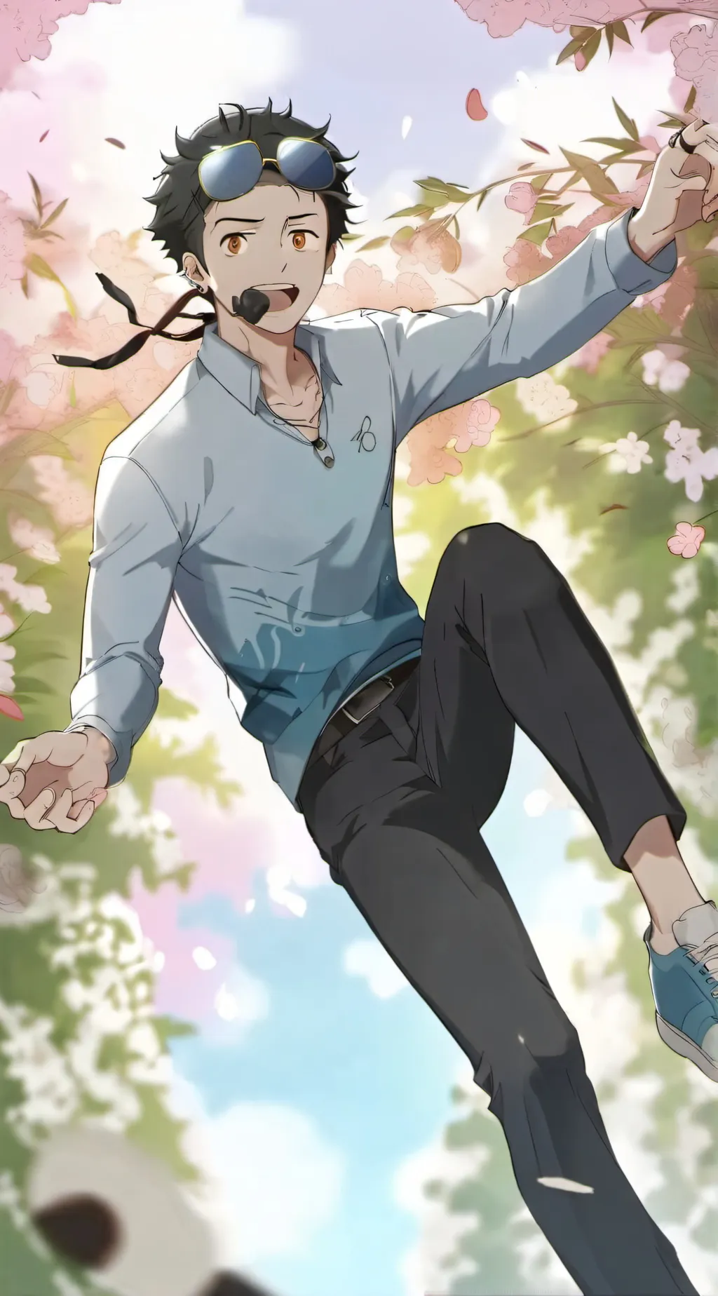 ai character: Uh background