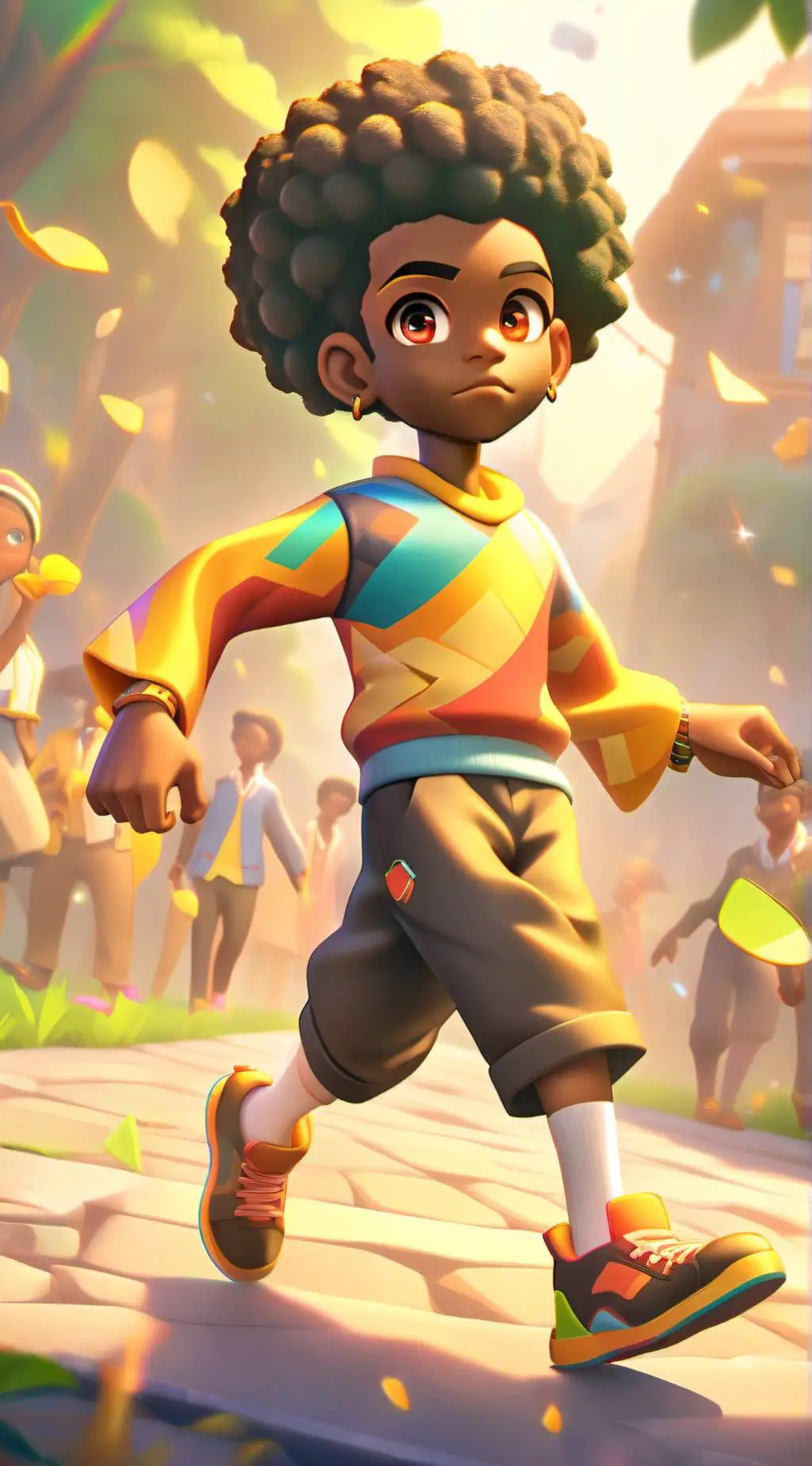 ai character: Derick background