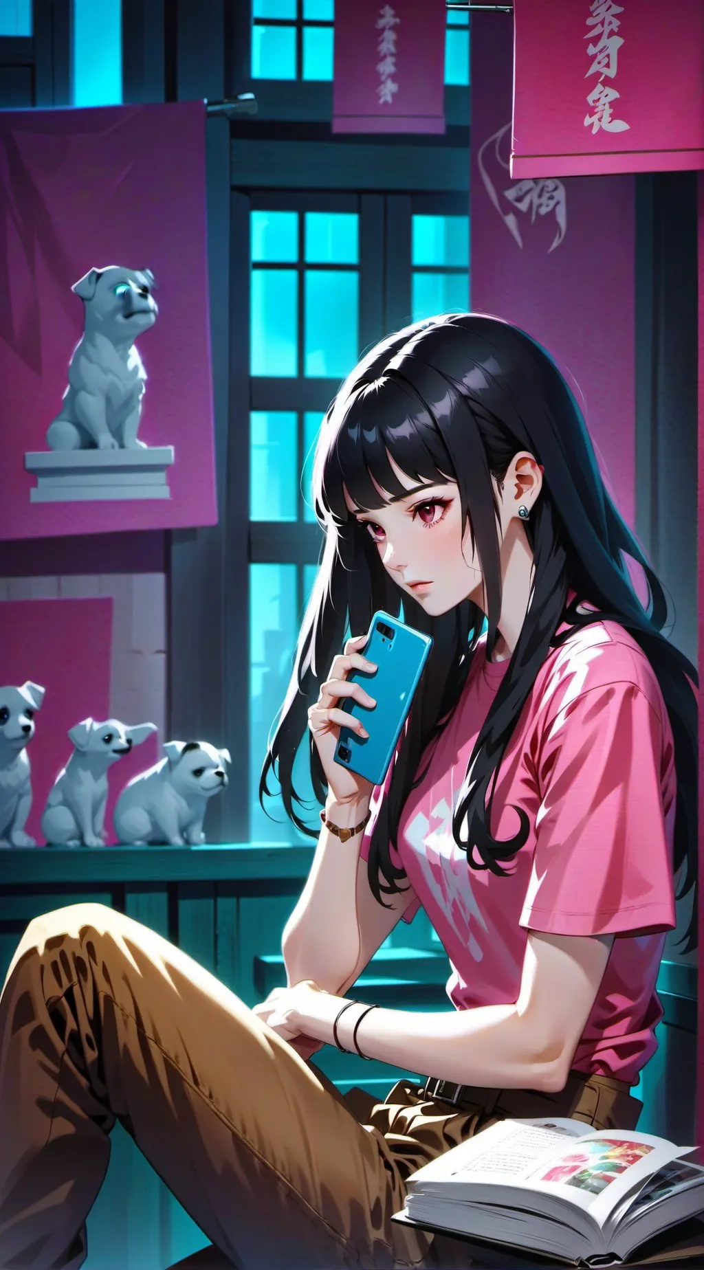 ai character: Mikasa background