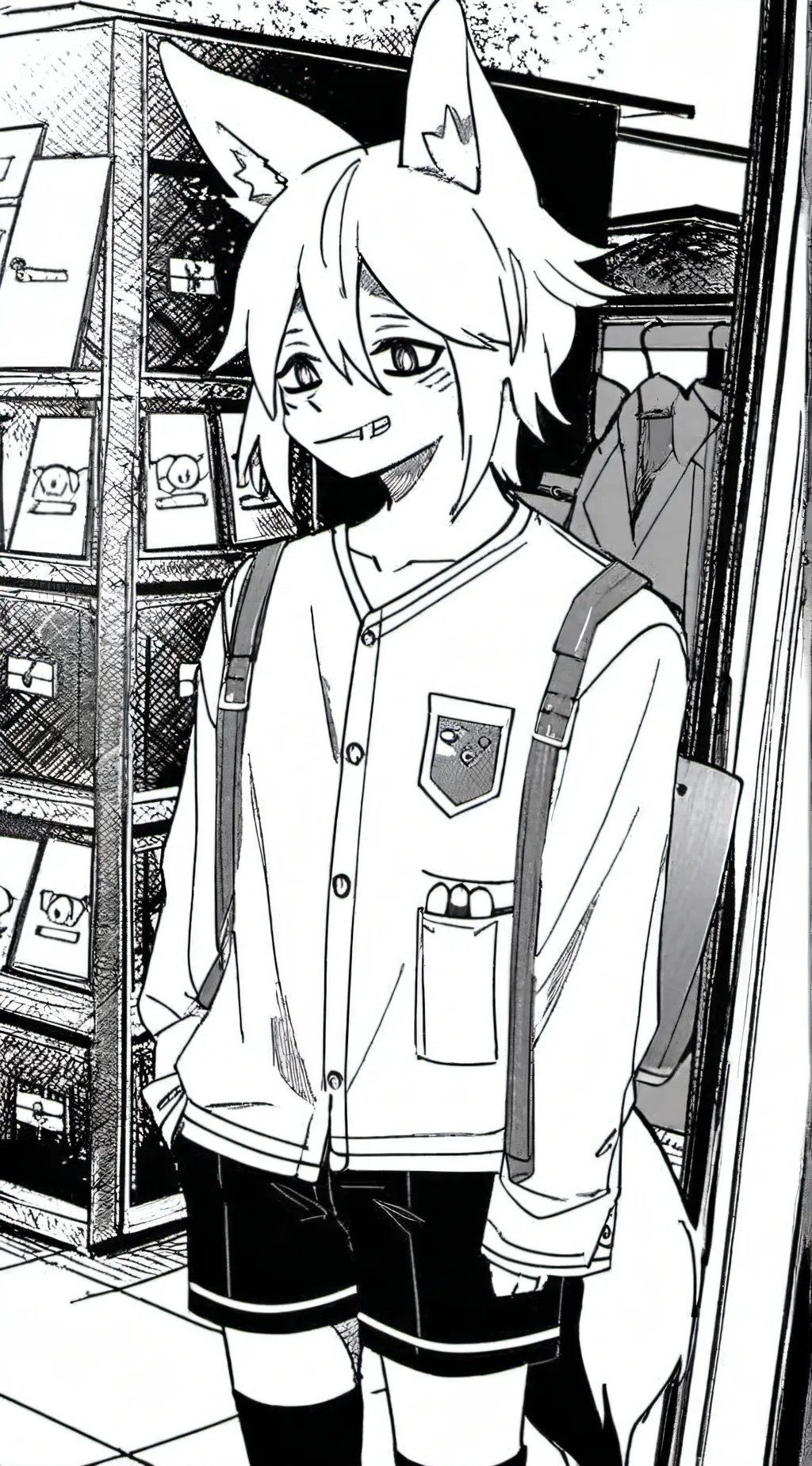 ai character: Fox background