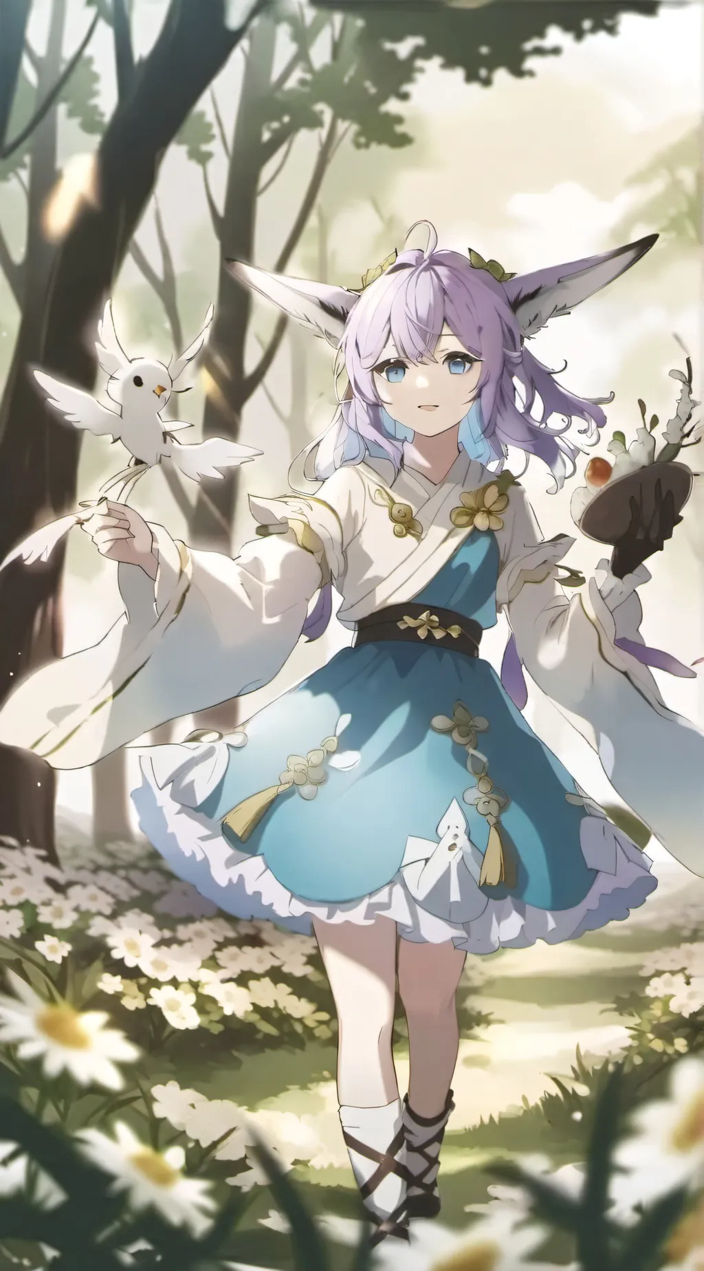 ai character: Ani bani background