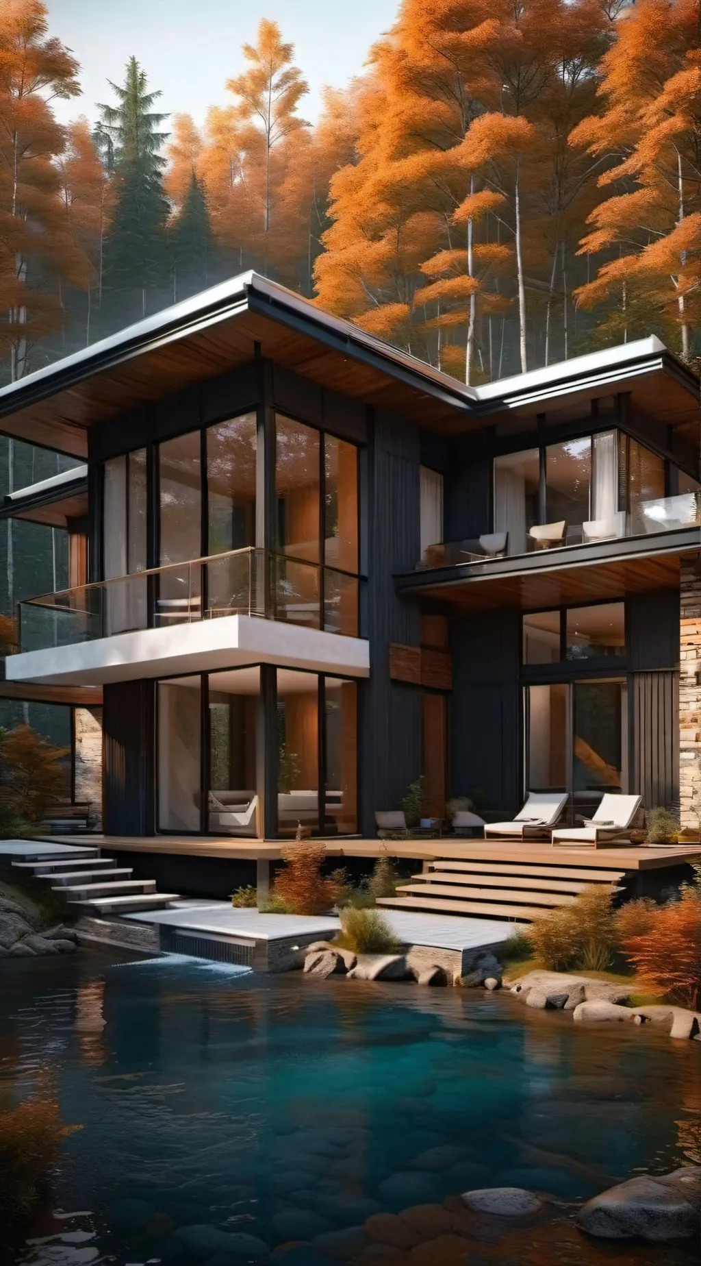 ai character: Lonely House background