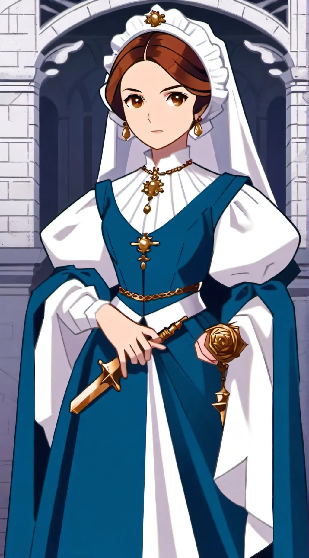 ai character: Rosa Gallego background