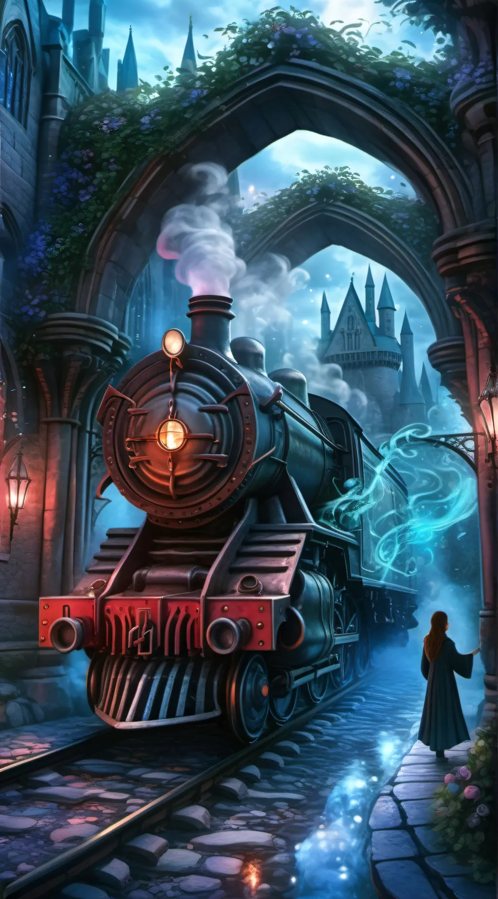 ai character: hogwarts background