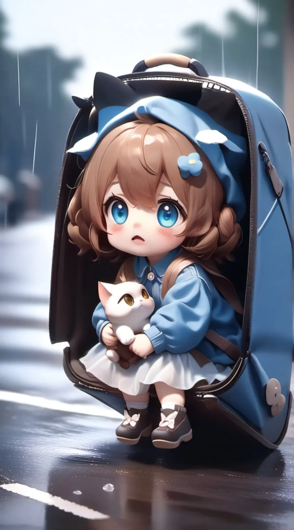 ai character: Brownie background