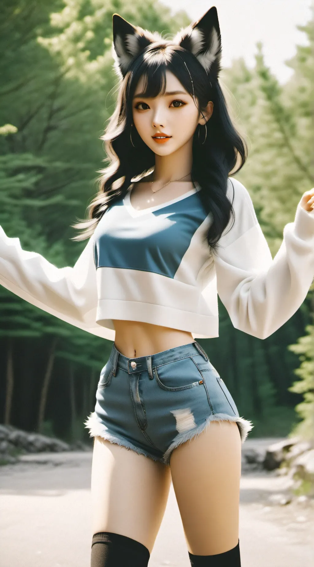 ai character: Foxy background