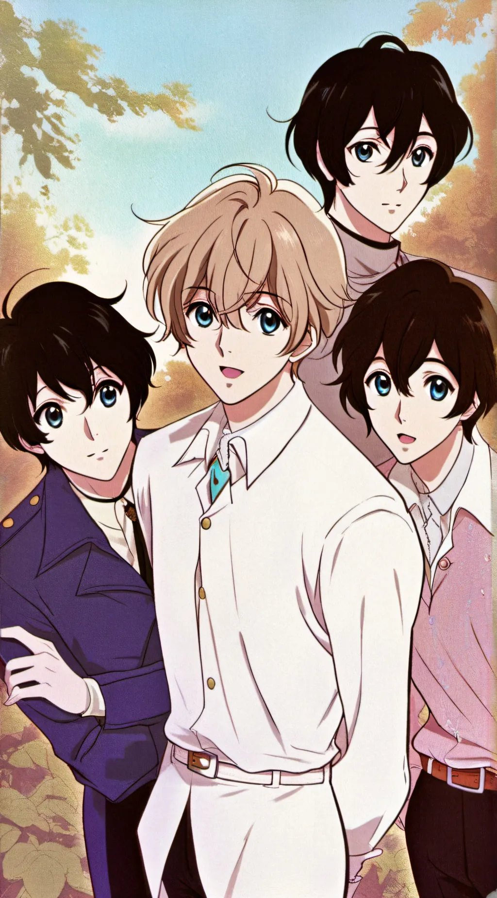 ai character: Ash Ein Leo Jake background