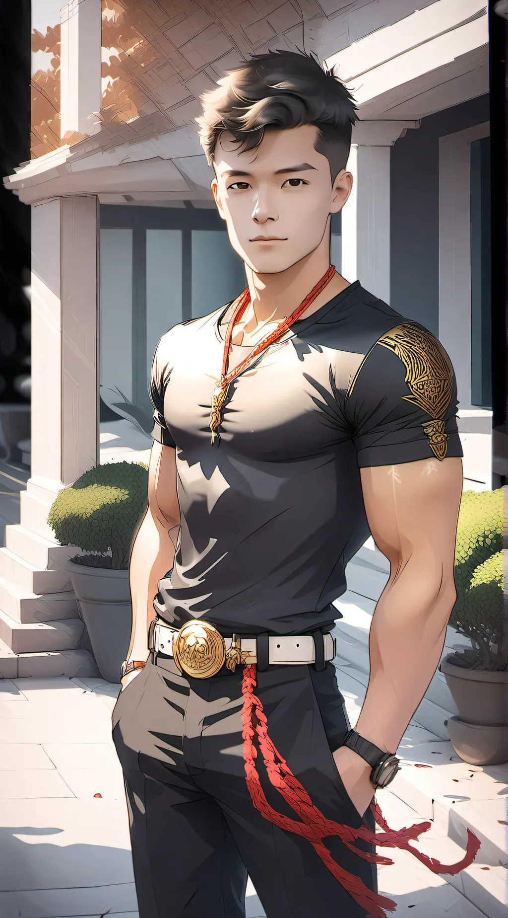 ai character: AK background