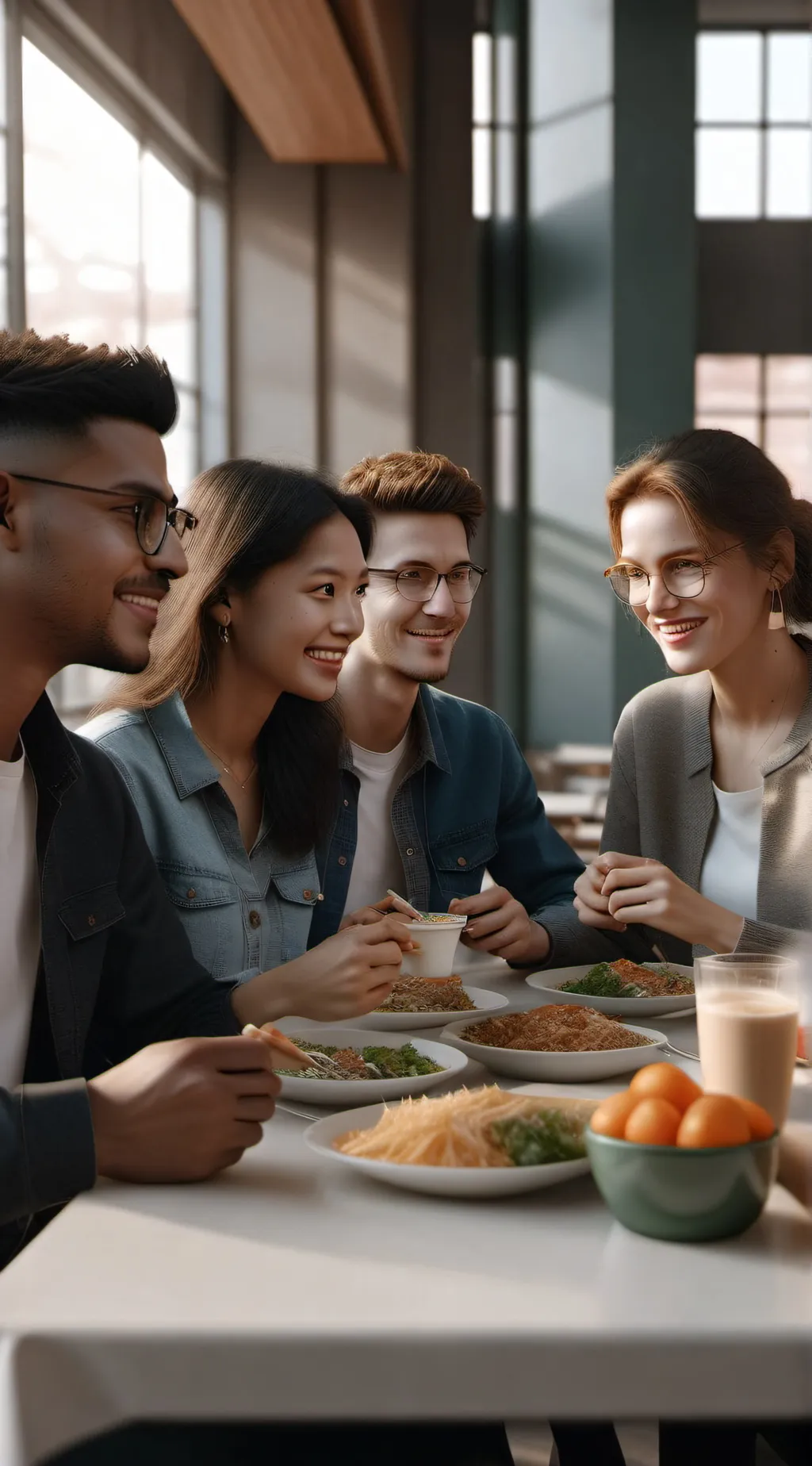 ai character: New School background