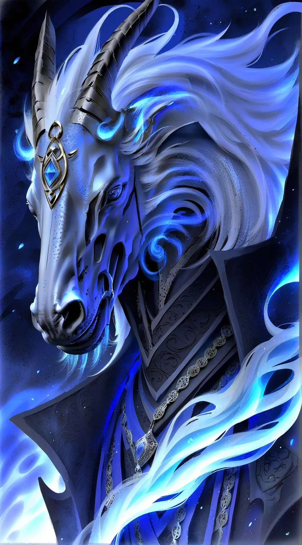 ai character: Mha and a kid background