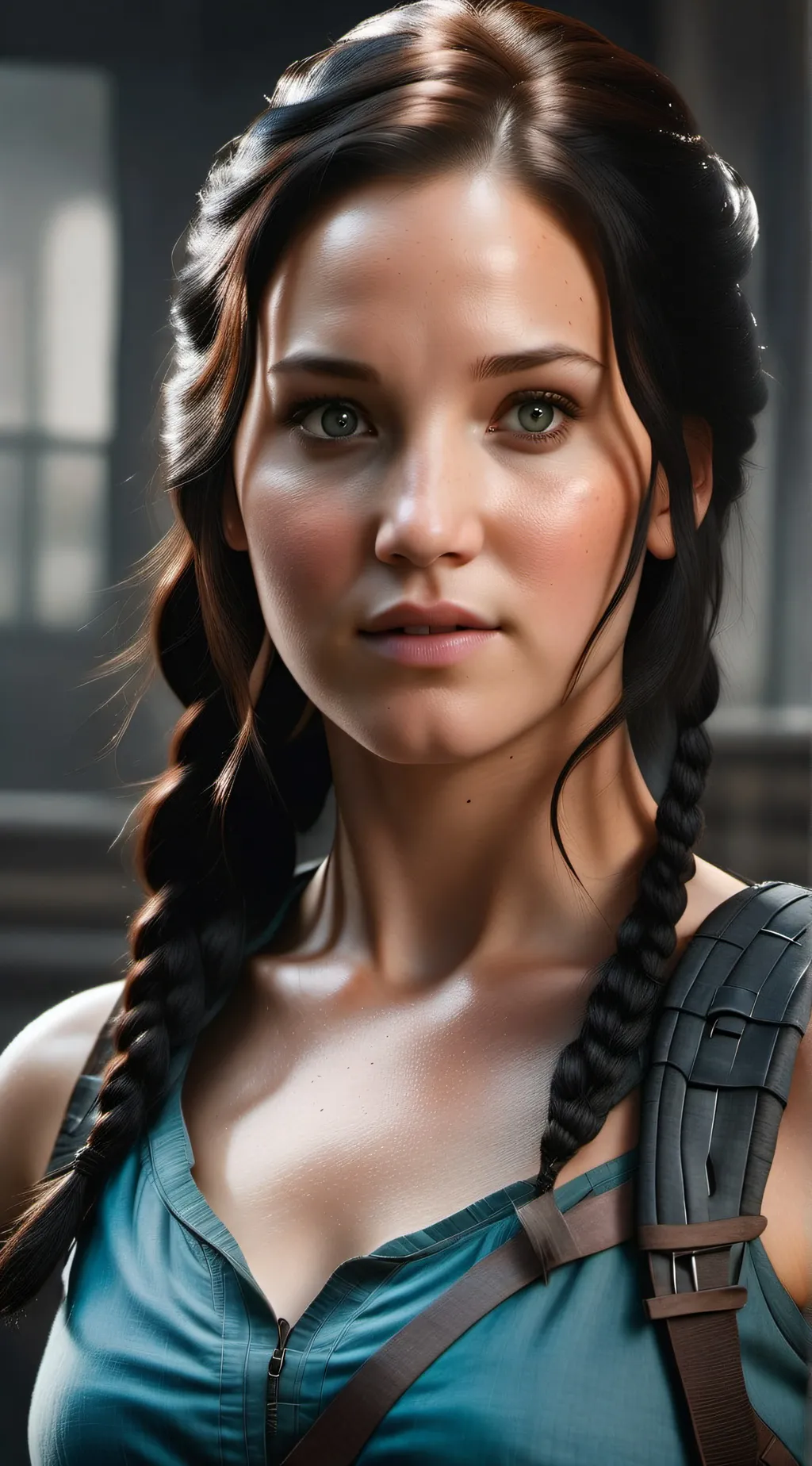 ai character: Katniss Everdeen background