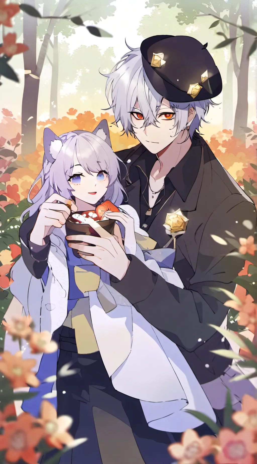 ai character: Jake and Oliva background