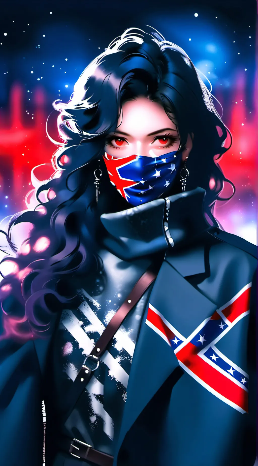 ai character: female Confederate background