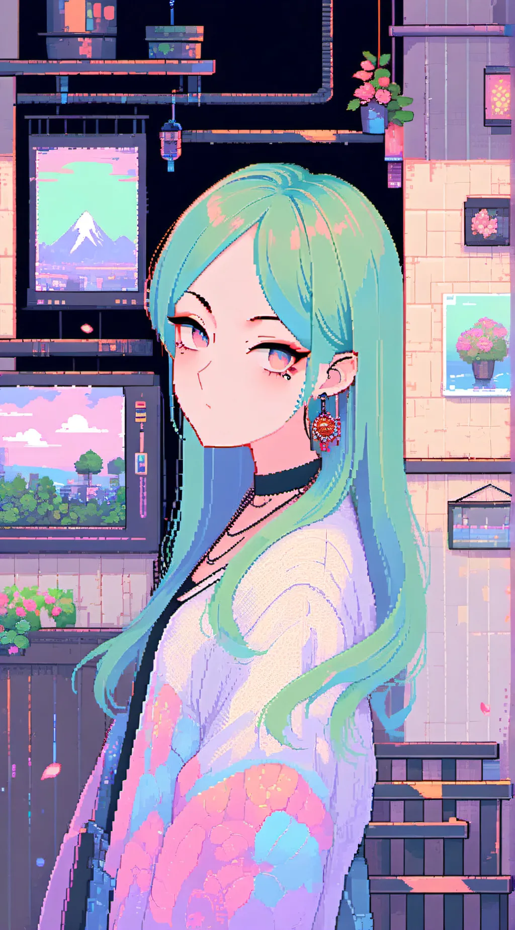 ai character: ur gf  background