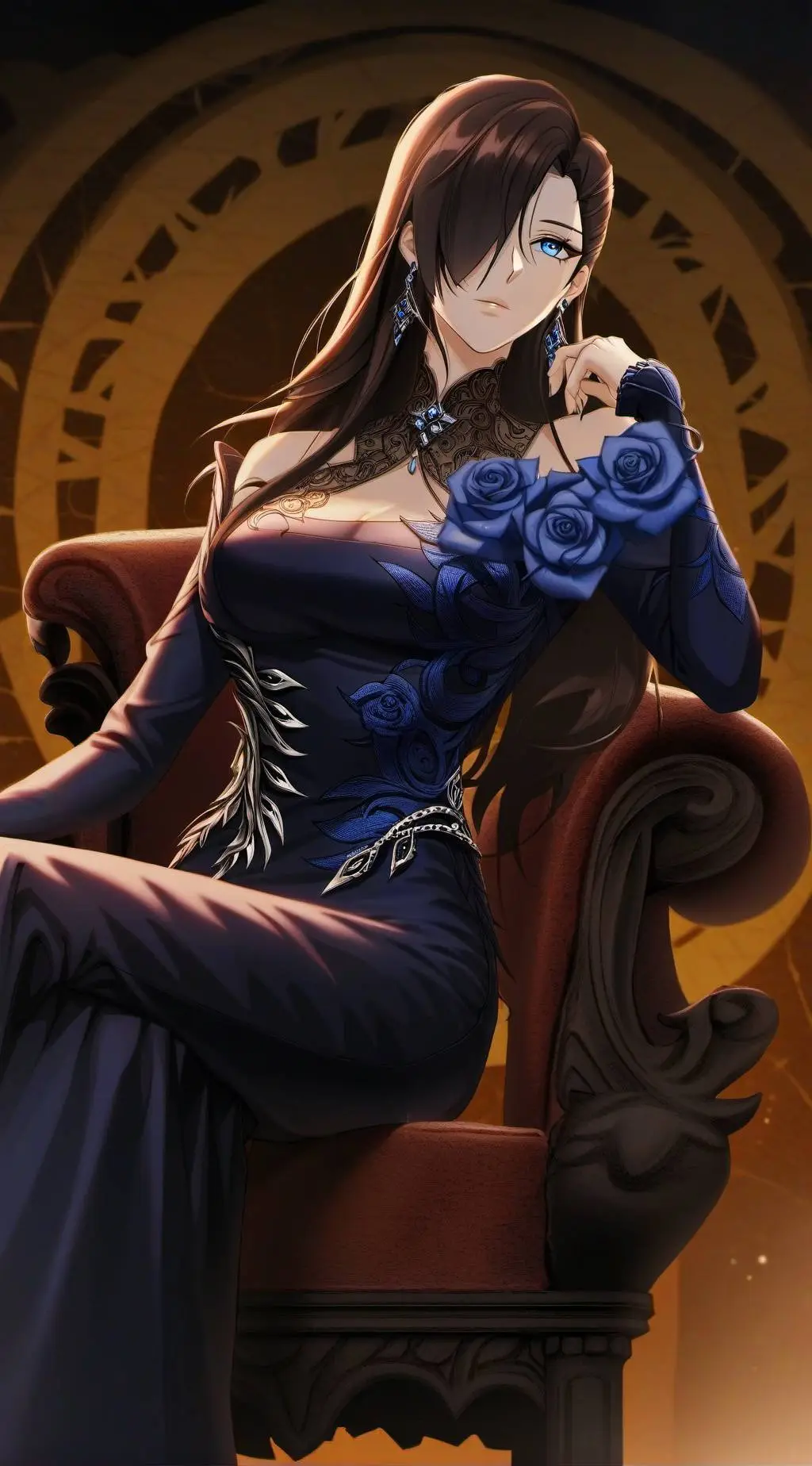 ai character: Celeste Evit background