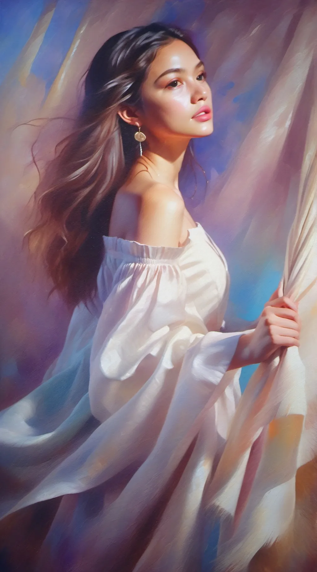 ai character: olivia rodrigo background