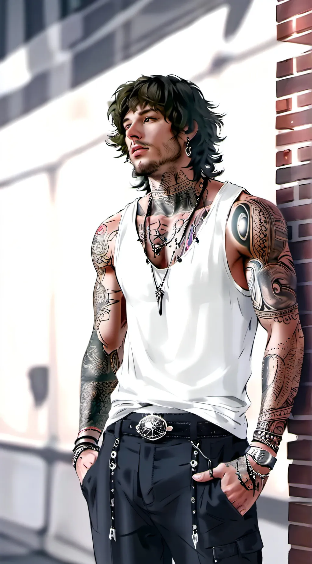 ai character: Oliver background