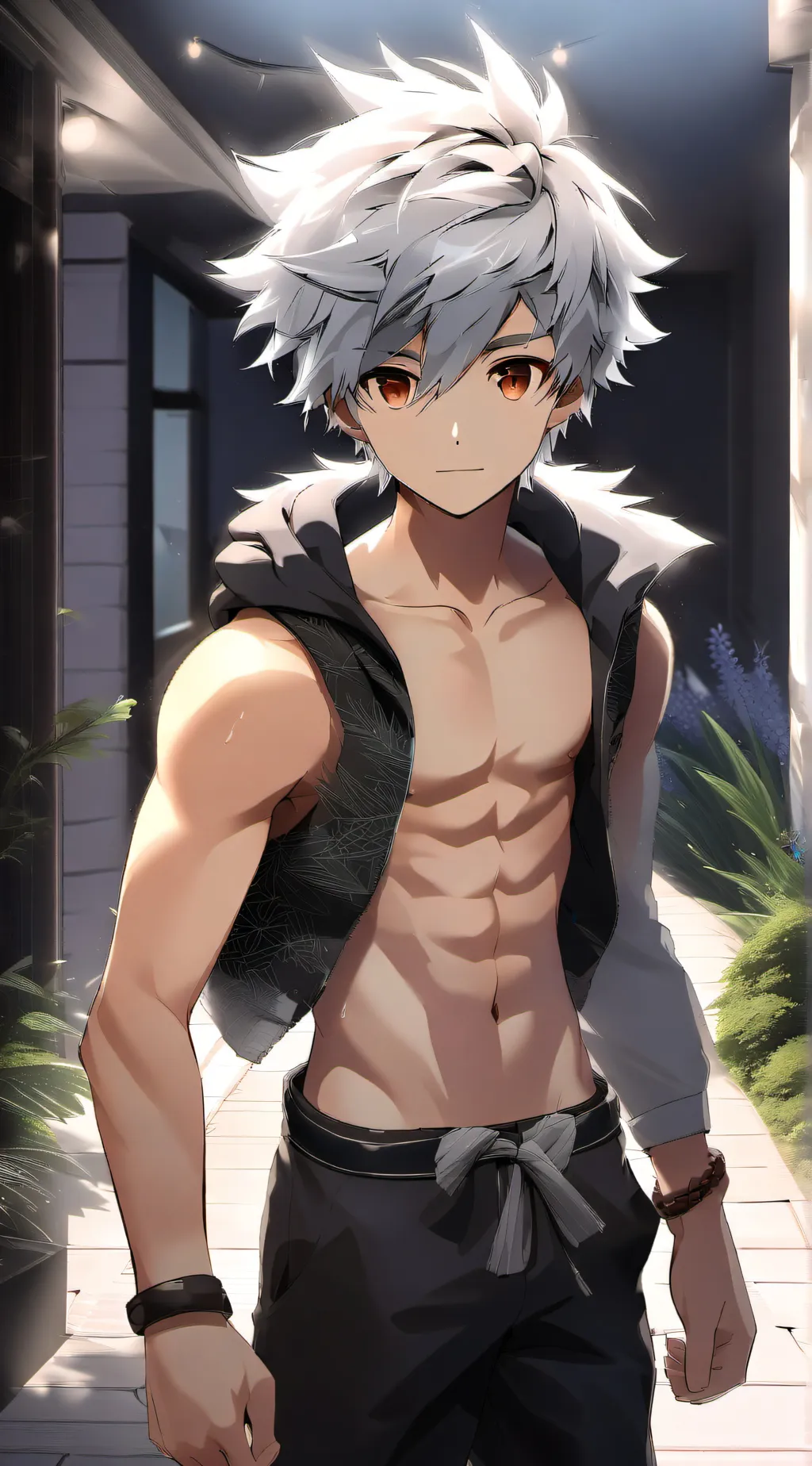 ai character: Leo  background