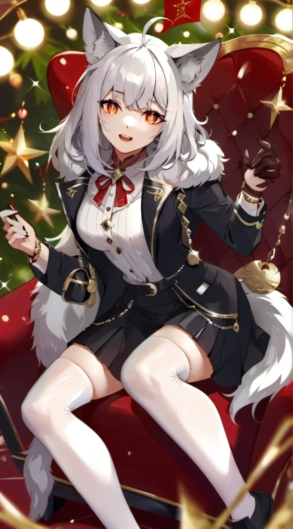 ai character: furry girl background