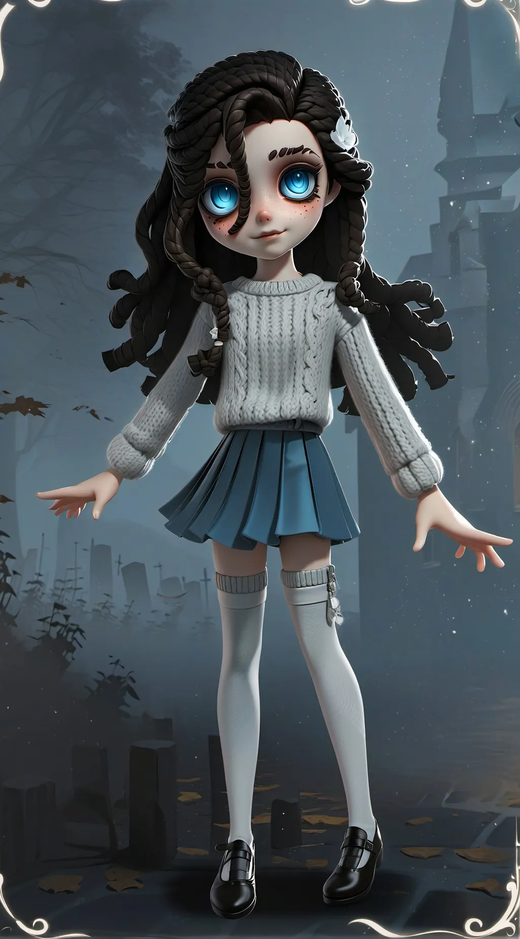 ai character: Vailly Evans 👁️ background