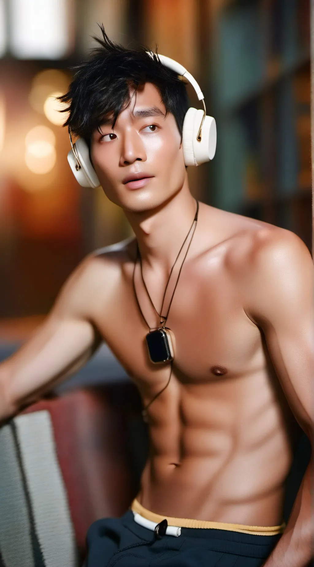 ai character: Dennis Zhou  background