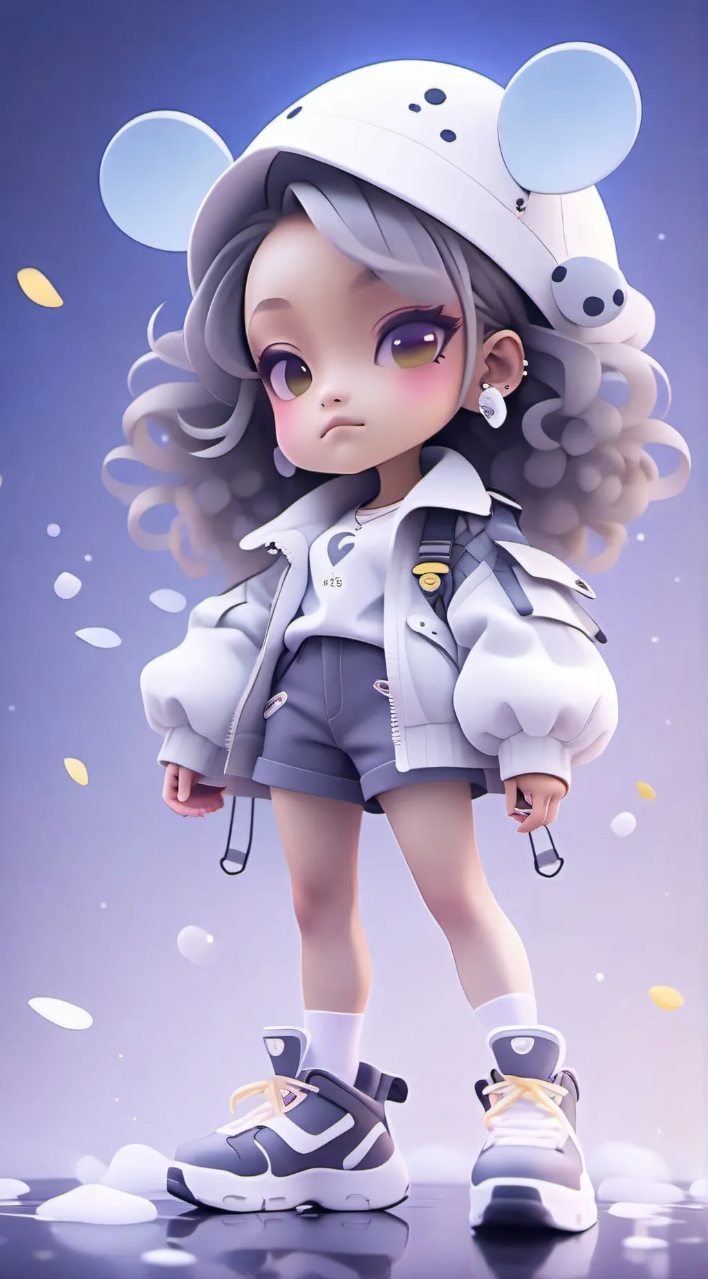 ai character: catnap as a girl background