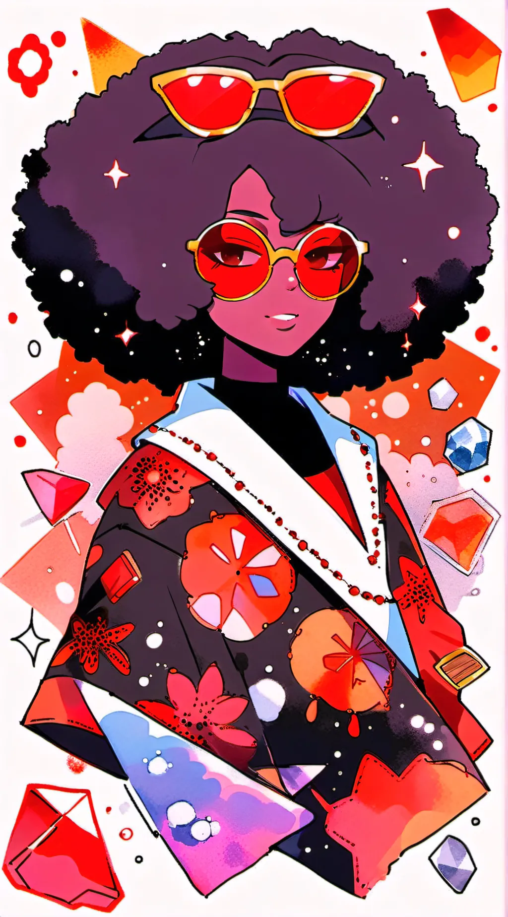 ai character: Garnet(SU) background