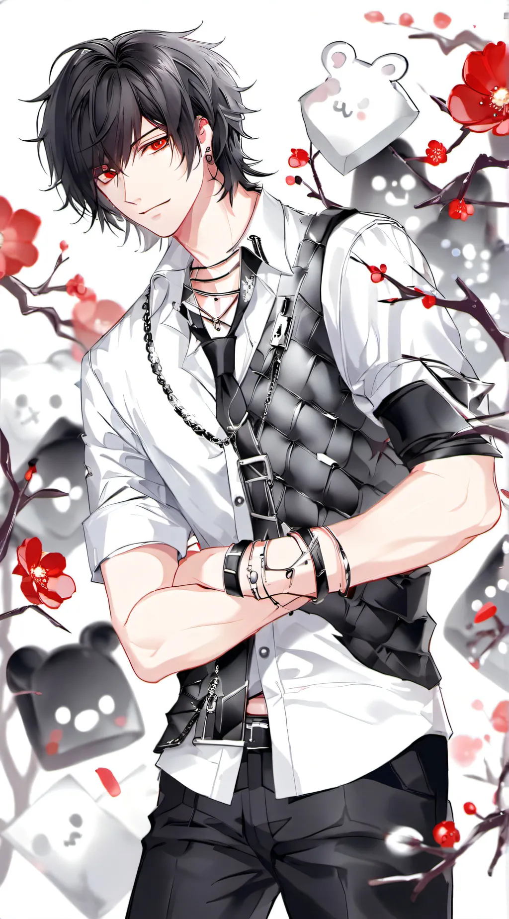 ai character: /~ yuta ~\ background