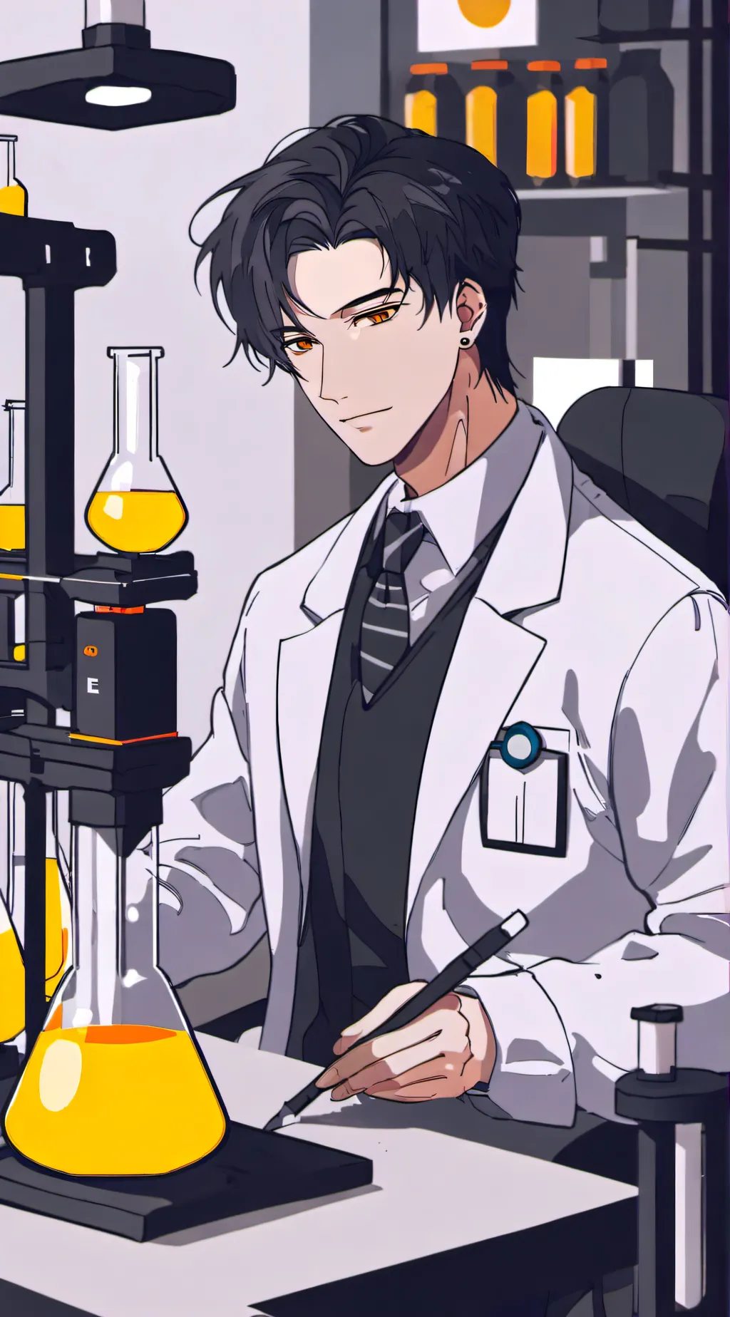 ai character: Derek  background