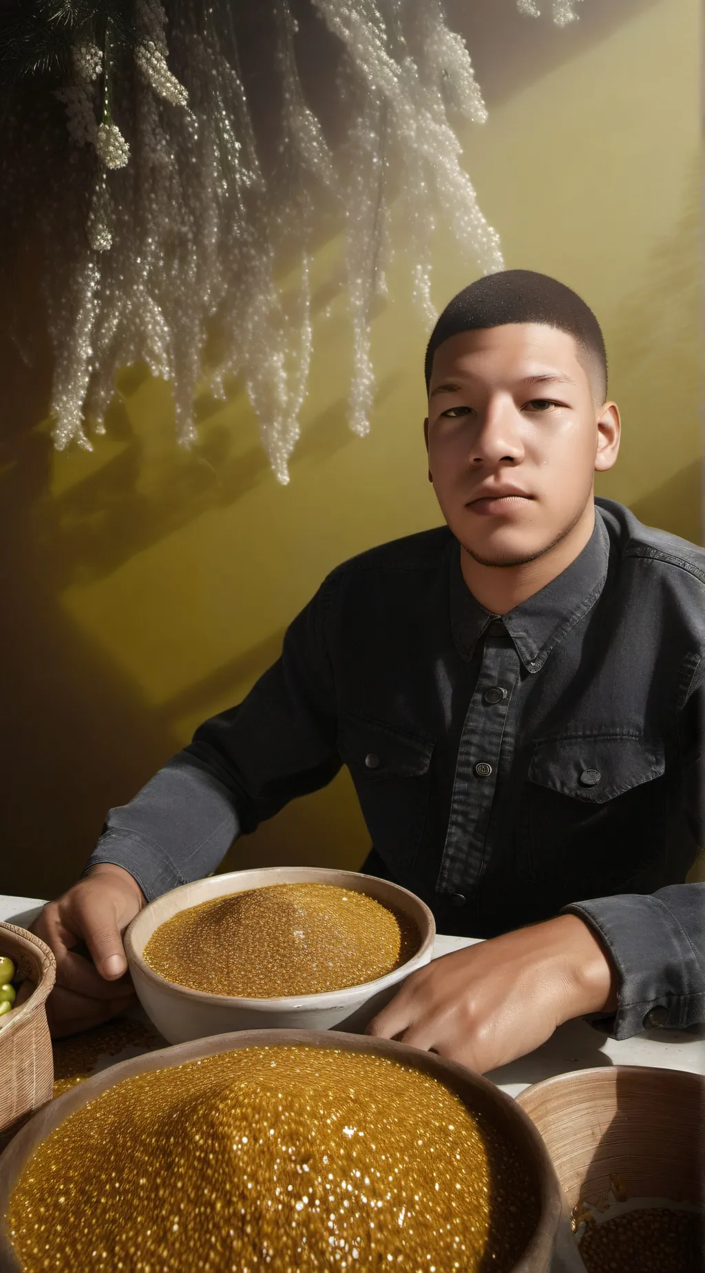 ai character: Bentley  background