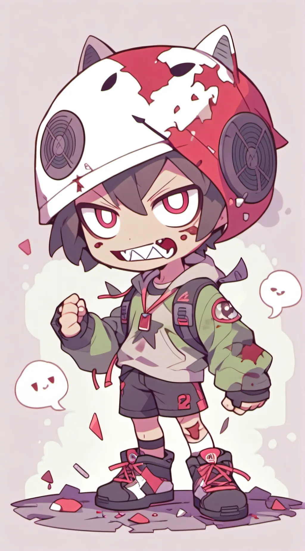 ai character: Zombie Chibi TSM background