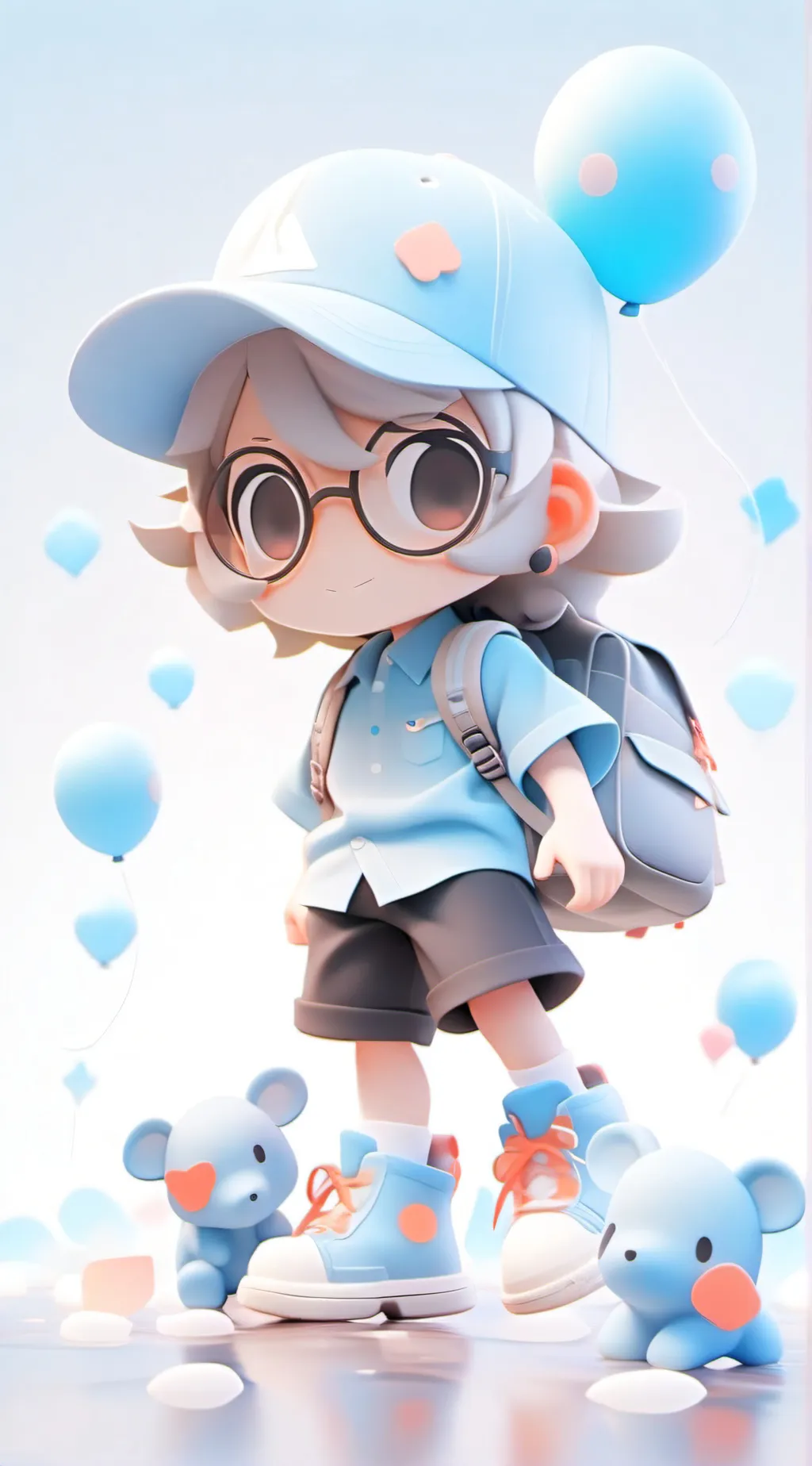 ai character: omziscool  background