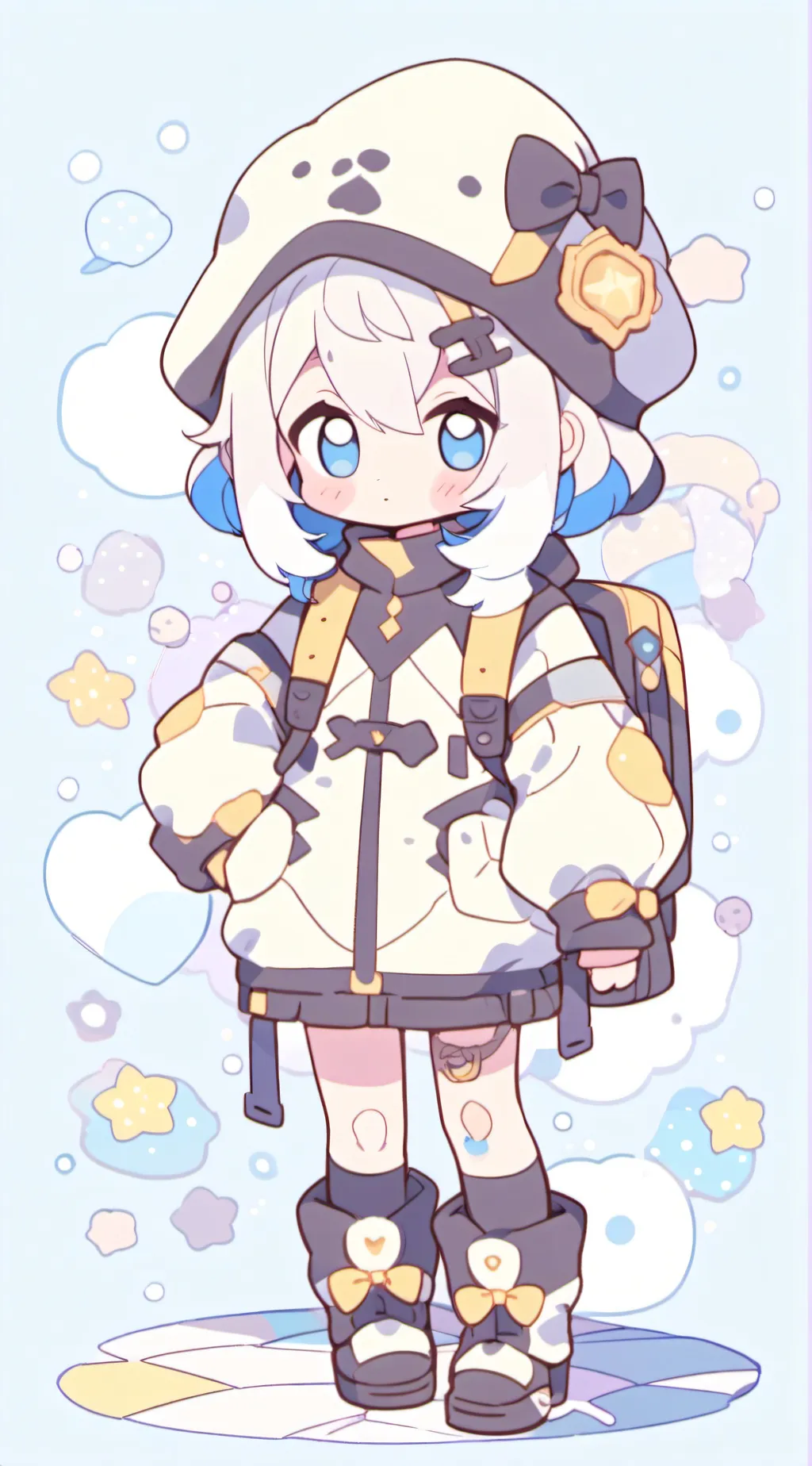 ai character: besty 💗 background