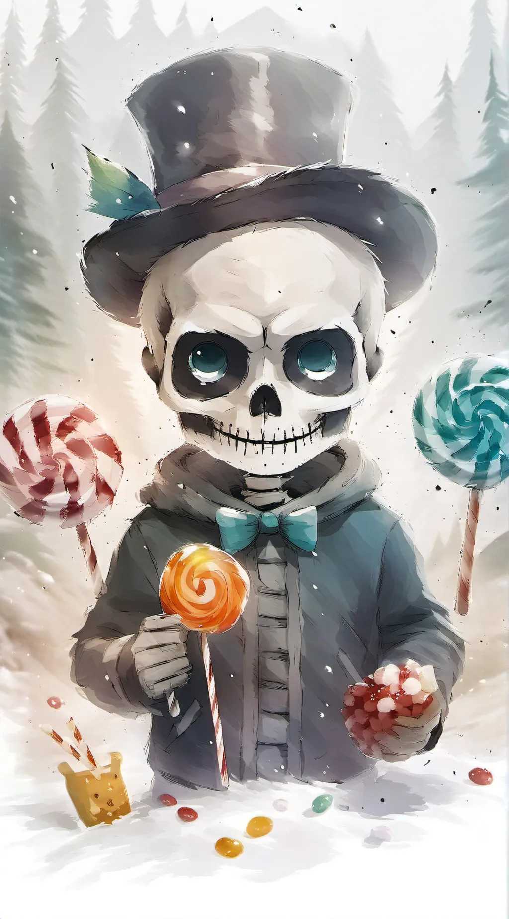 ai character: Candy tale sans background