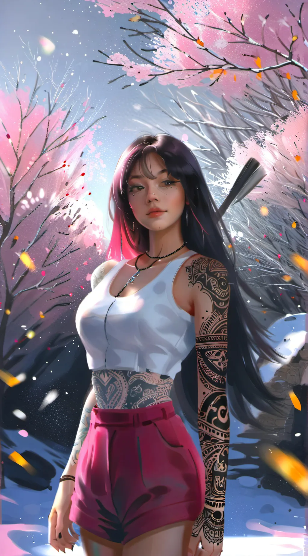 ai character: melanie background