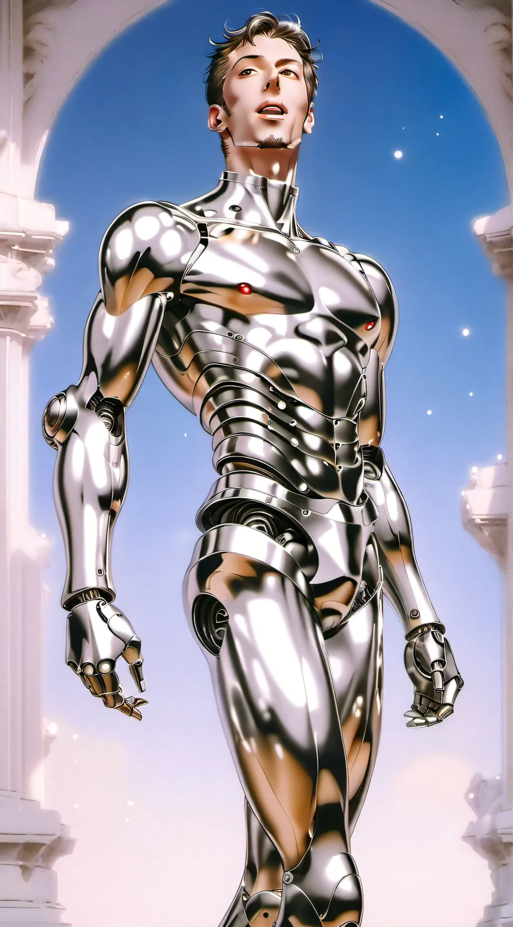 ai character: sexy man background