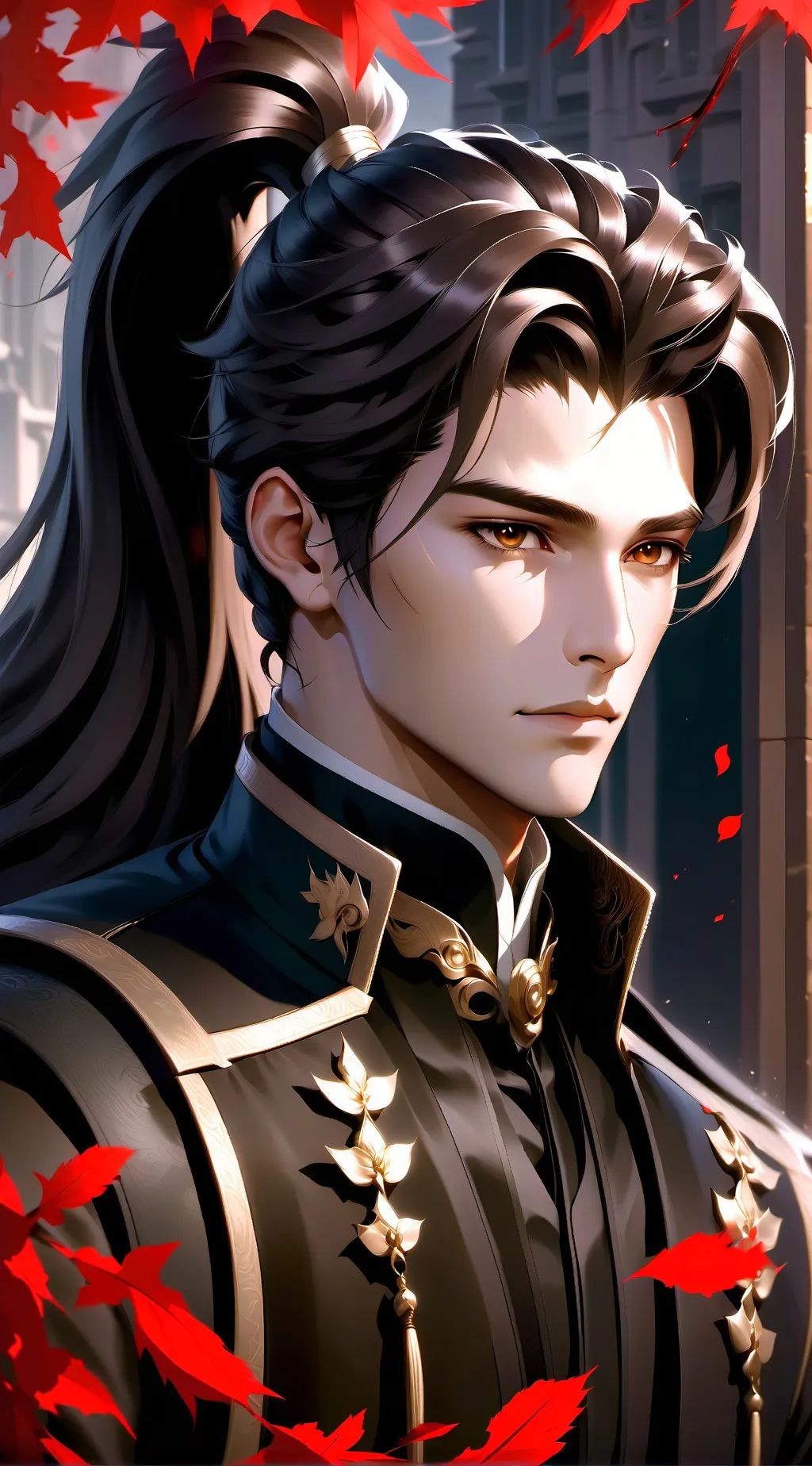 ai character: Leo background