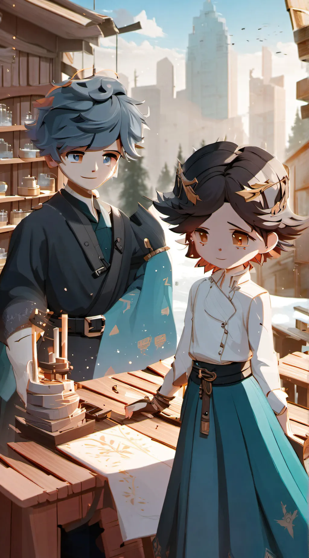 ai character: murderdrone part2  background