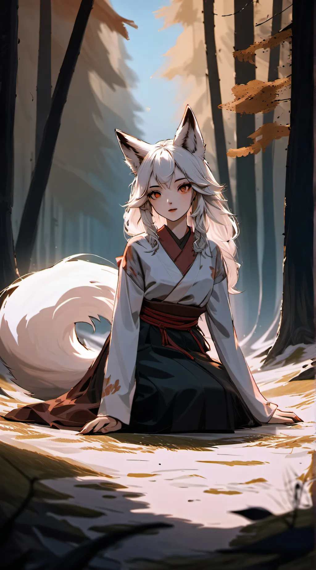 ai character: luna background