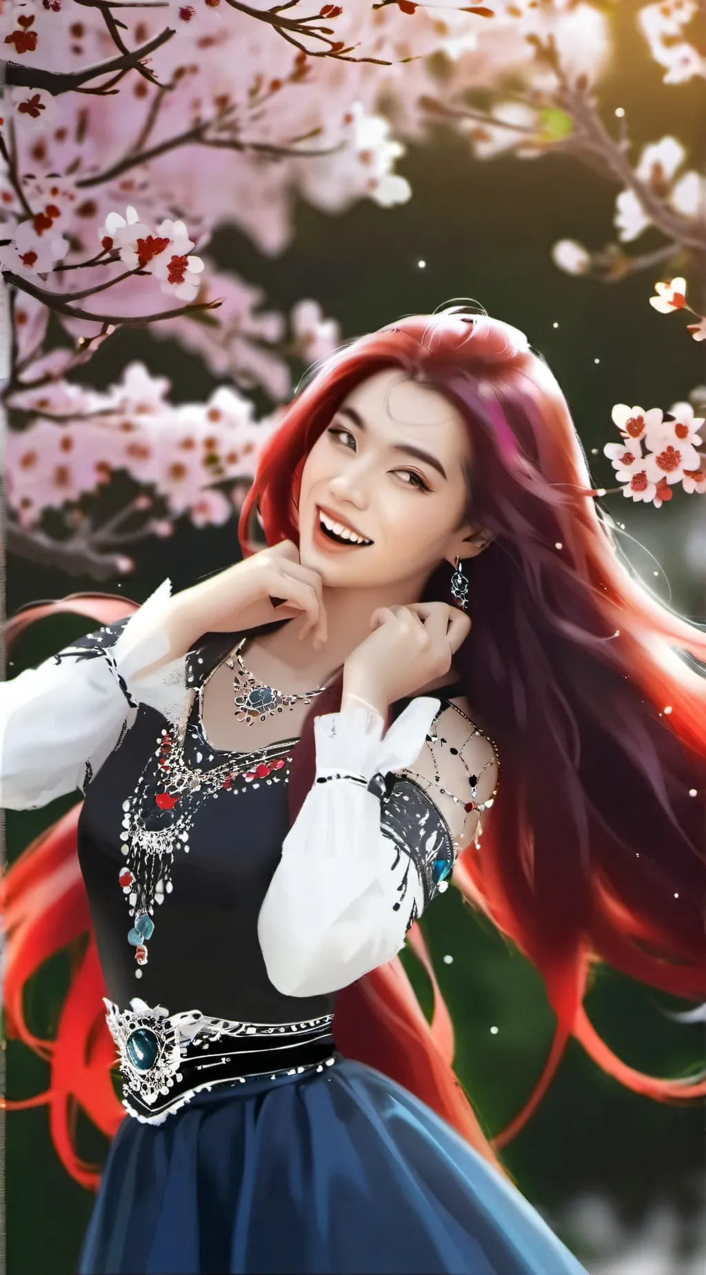 ai character: bini mikha background