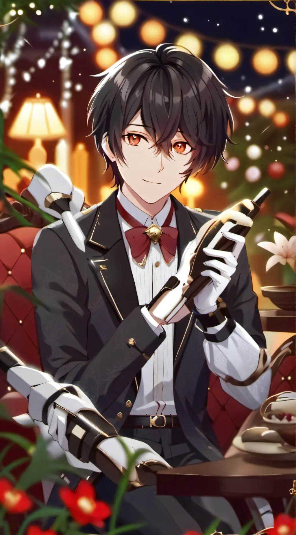 ai character: Leo background