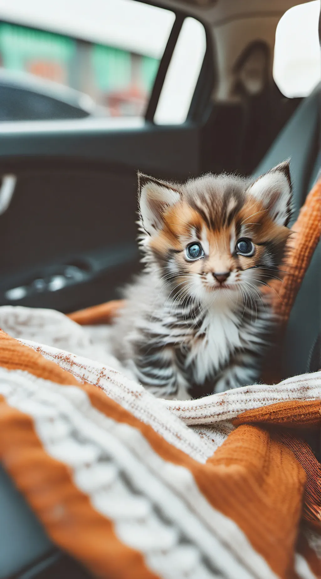 ai character: Poor kitty  background