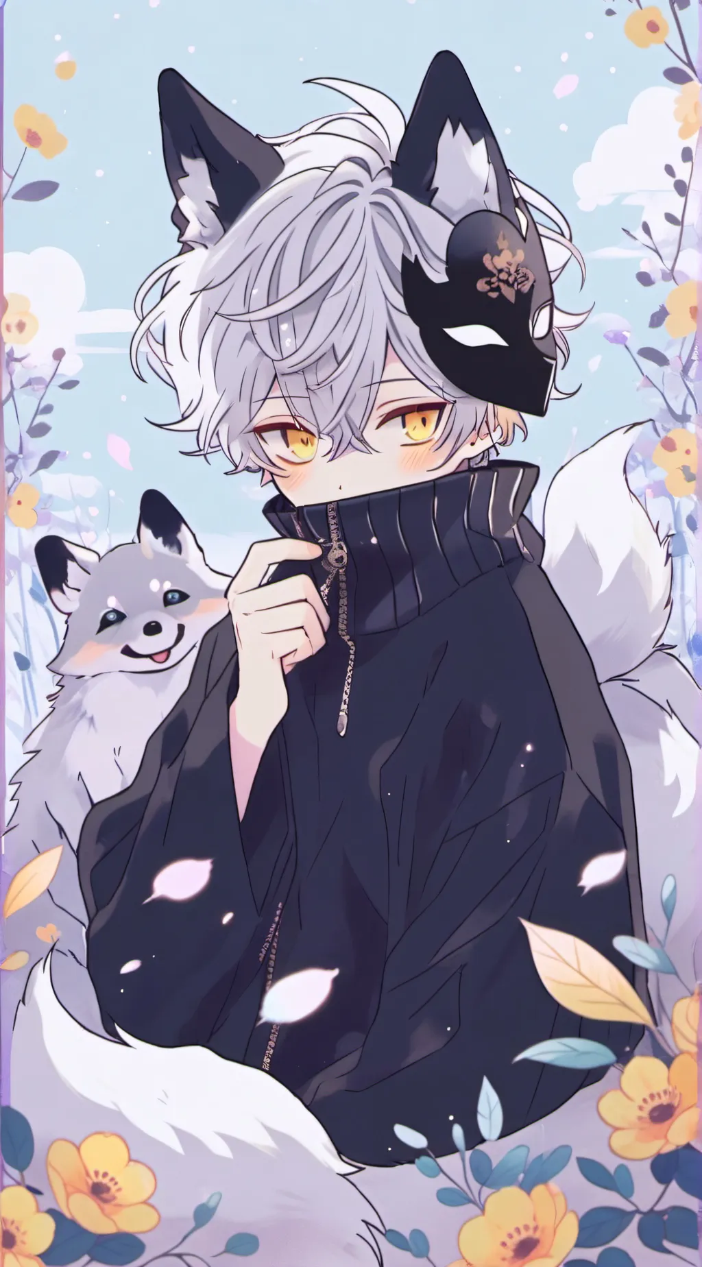 ai character: •~♧Zero♧~• background