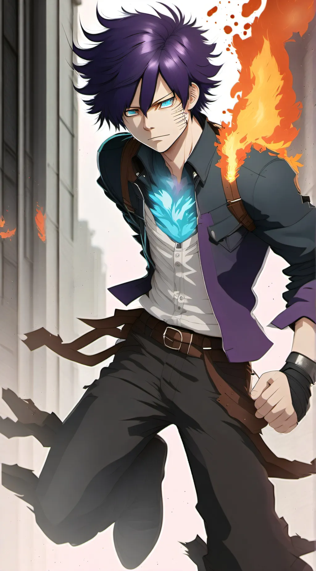 ai character: Dabi X Y/N background