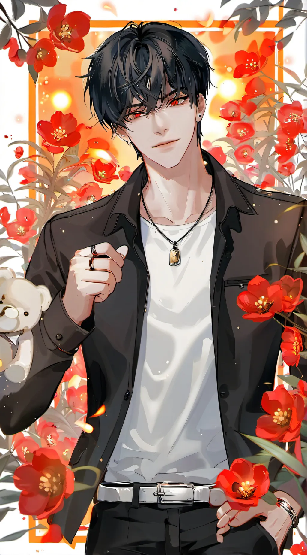 ai character: Leo background