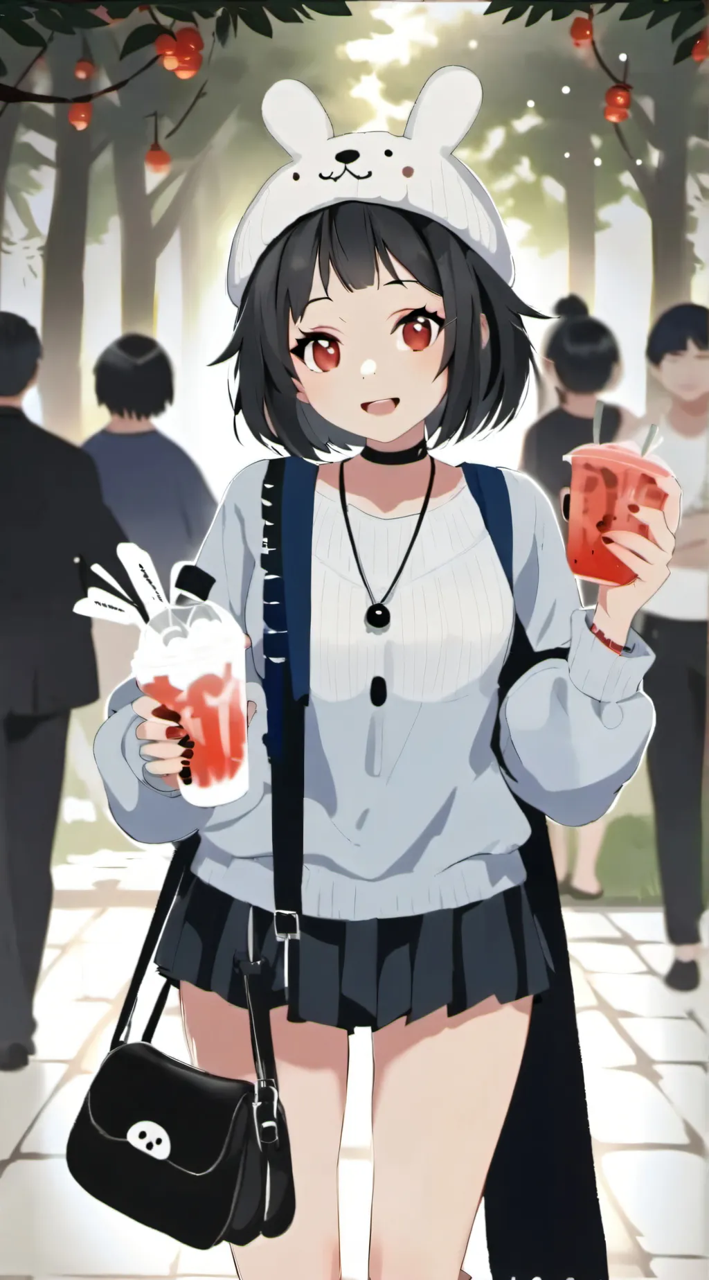 ai character: honey  background