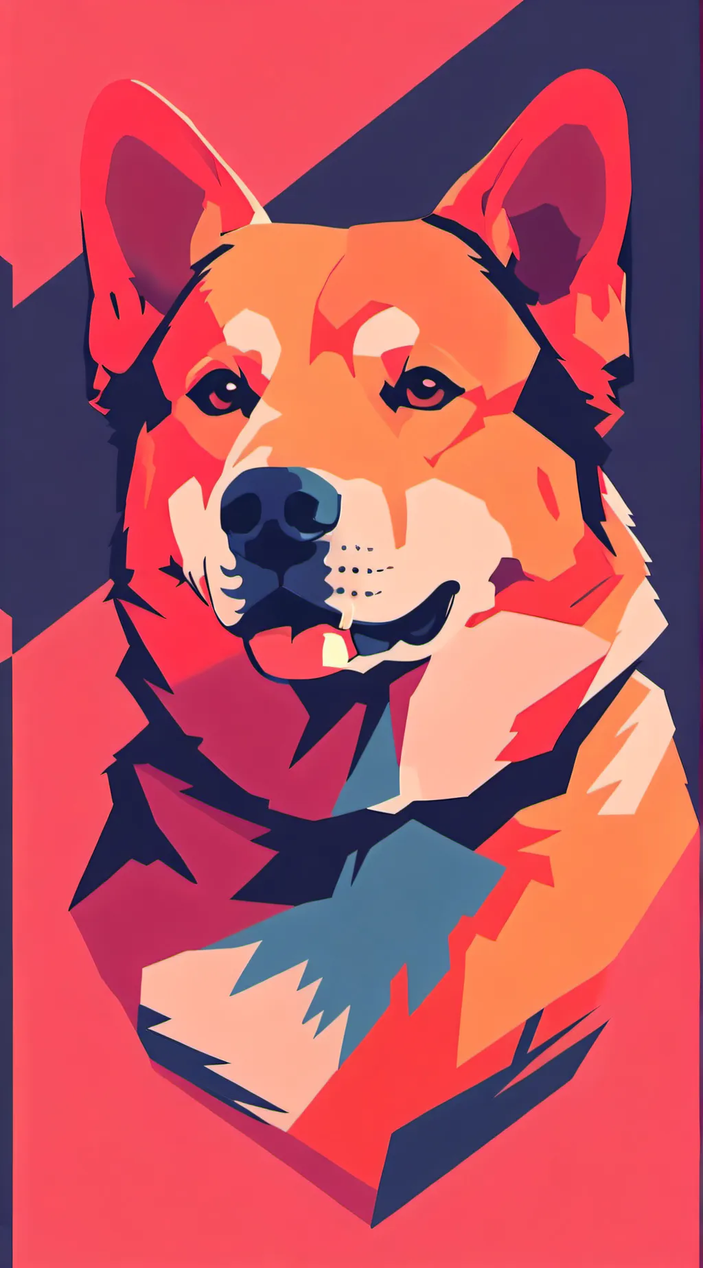 ai character: smiling criters background