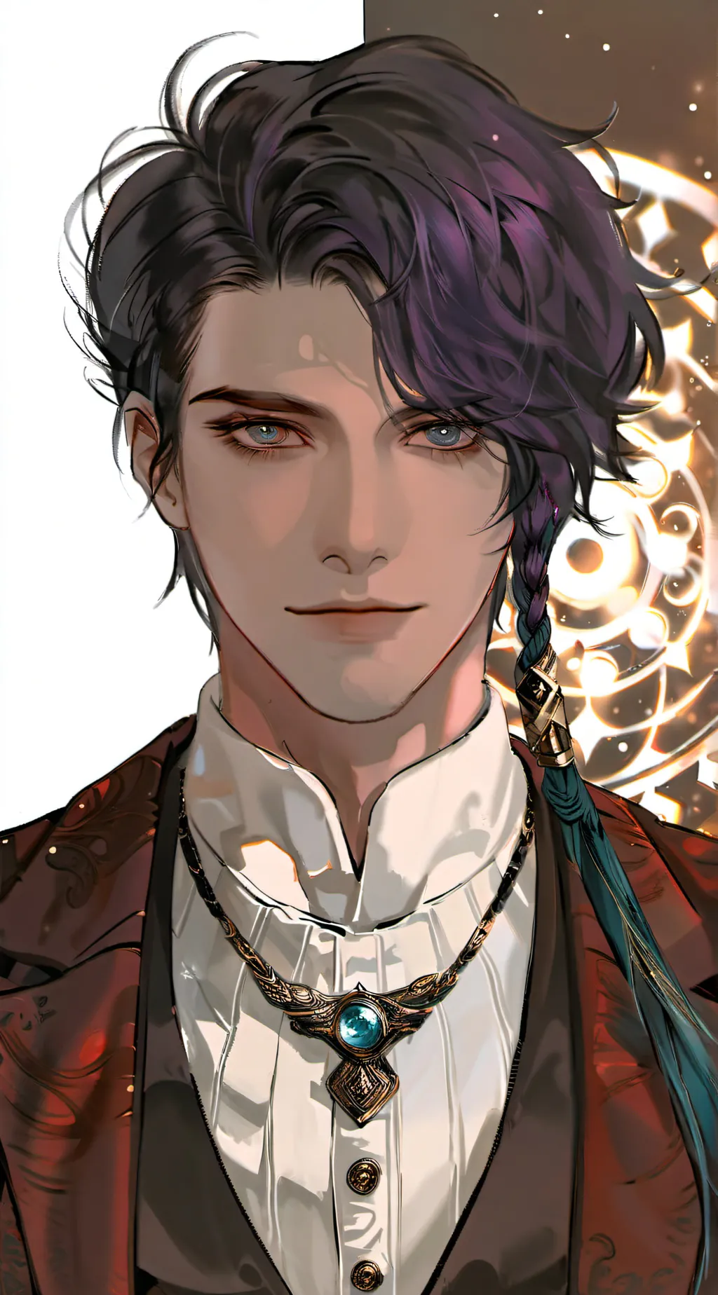 ai character: Felix Gray  background