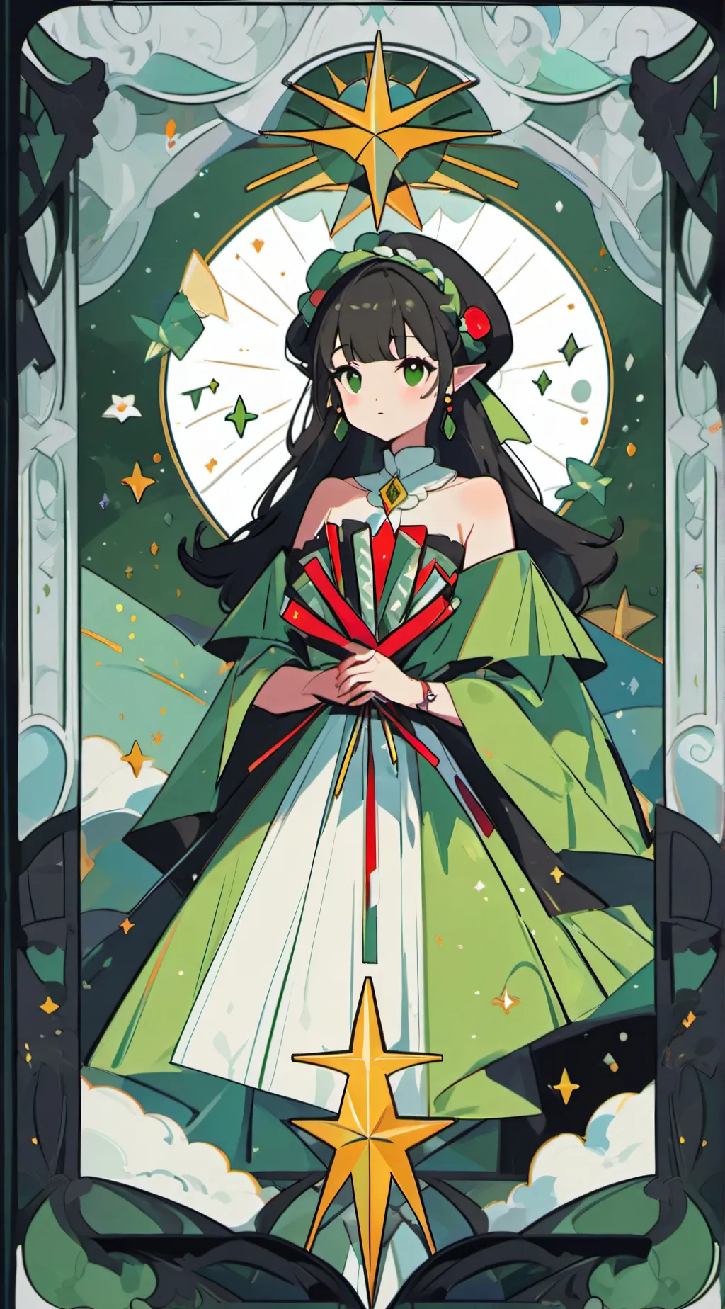 ai character: KNY prom background