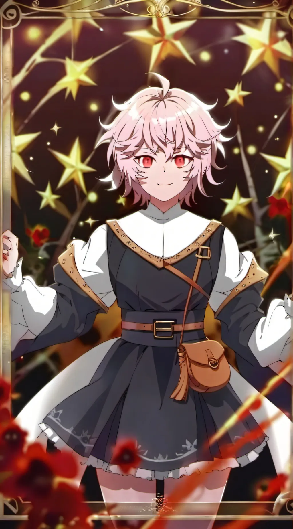 ai character: Mina ashido! background